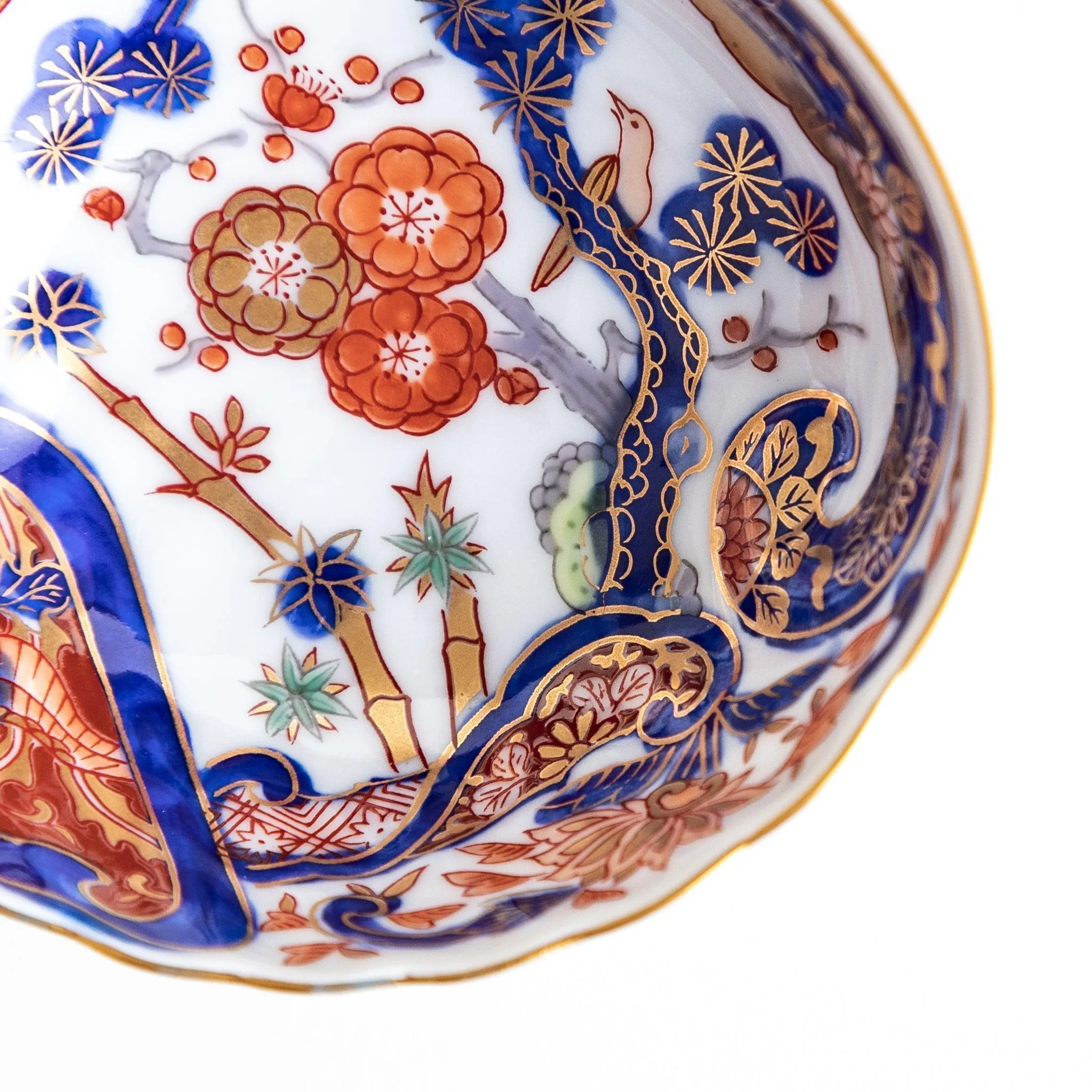 Pine Bamboo Plum with Bird Condiment Bowl - Image 6