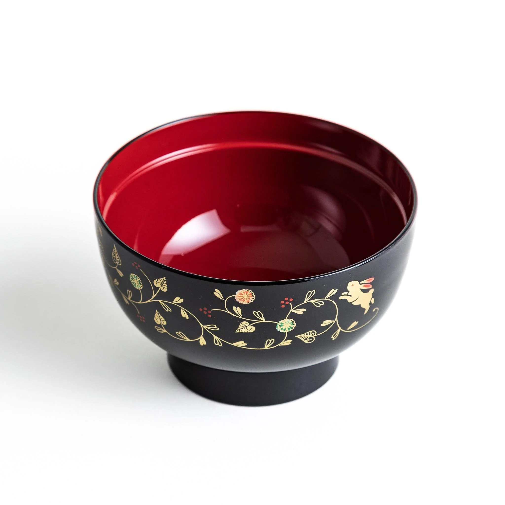 Rabbit and Vines Miso Soup Bowl - Image 16
