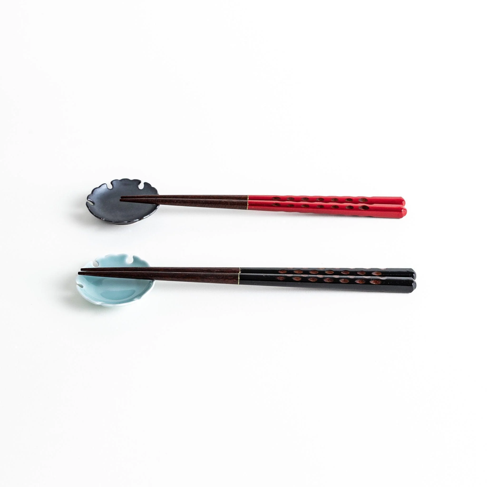 Red & Black with Gold Line Chopstick Set - Image 7