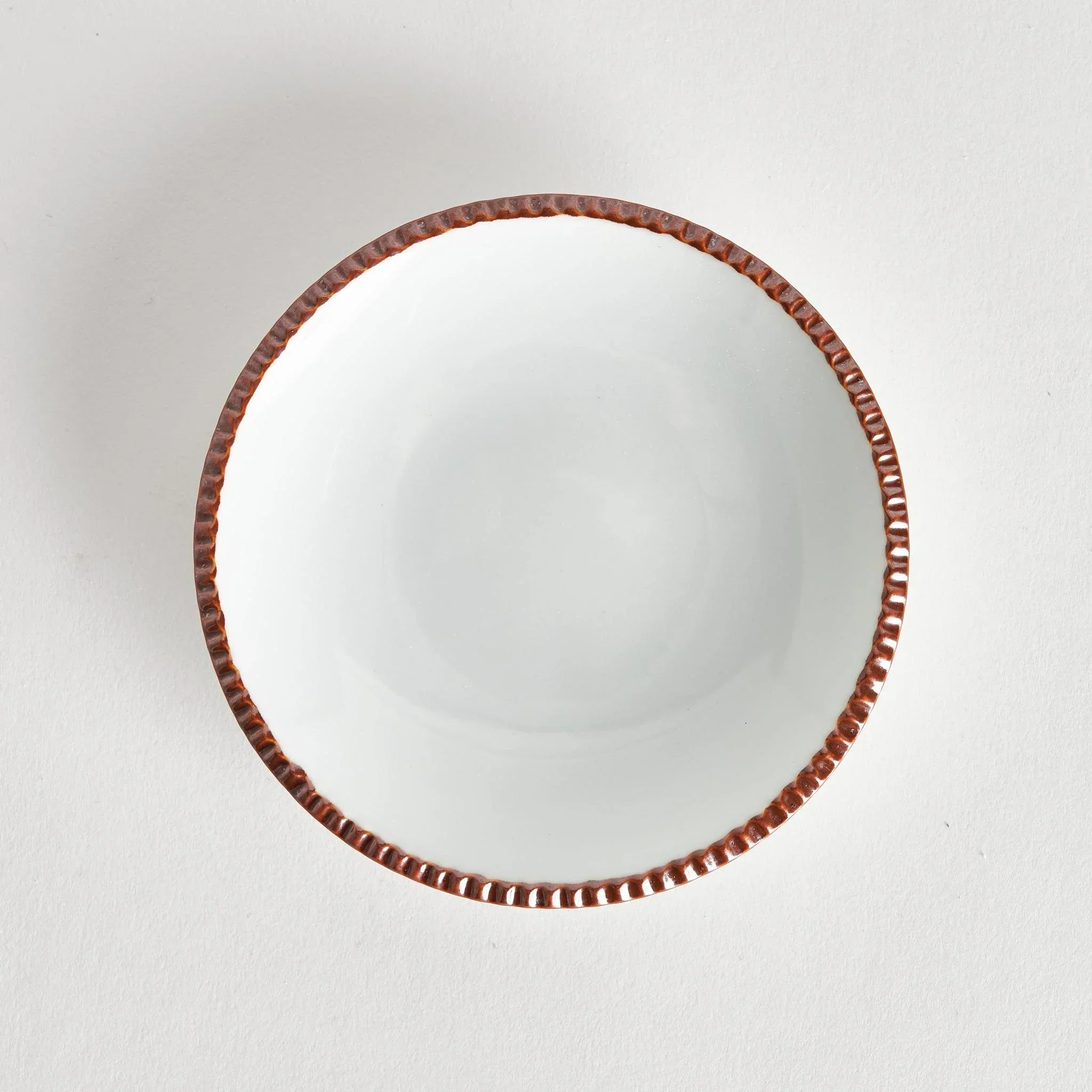 Rustic Scallop-Edged Sauce Dish - Image 13