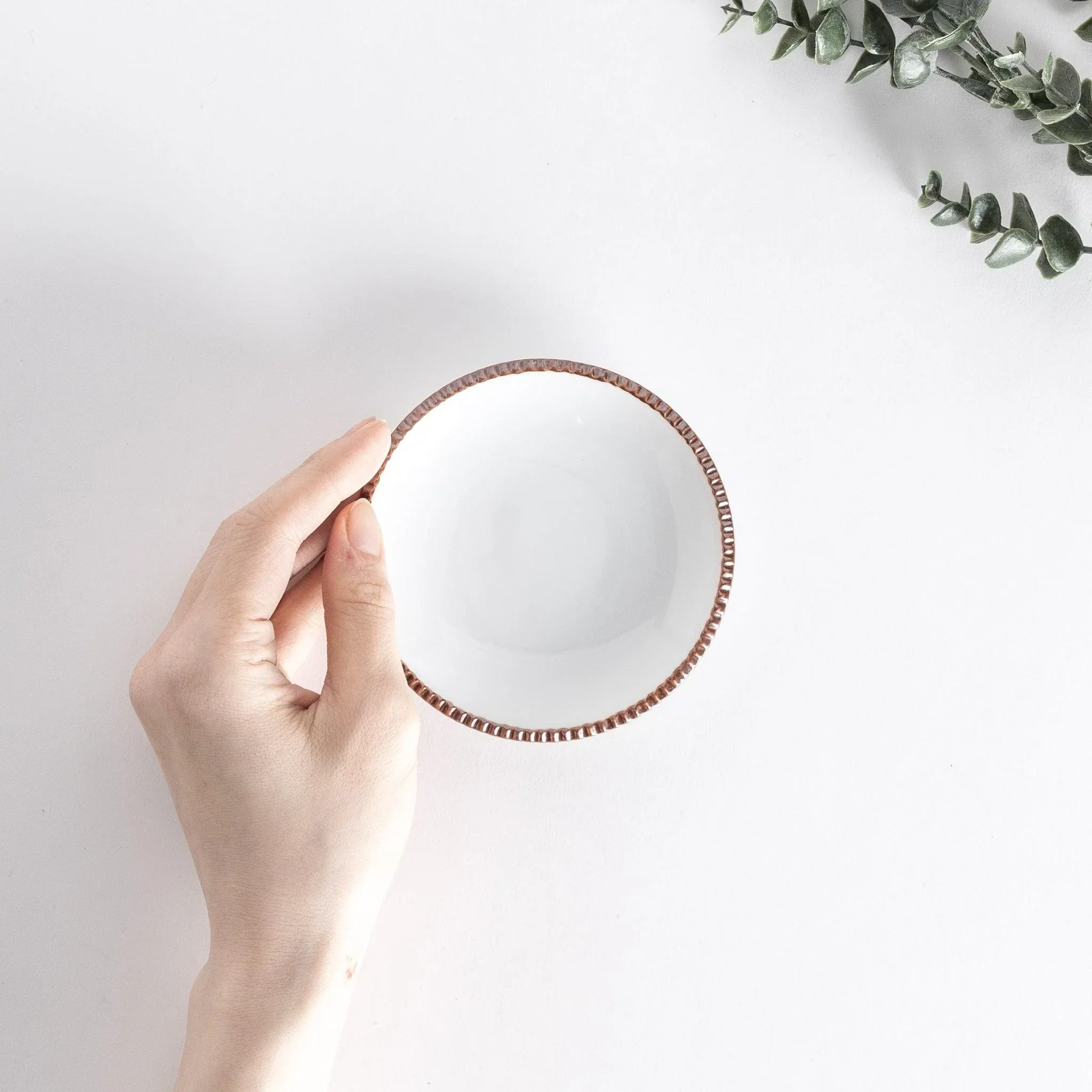 Rustic Scallop-Edged Sauce Dish - Image 14