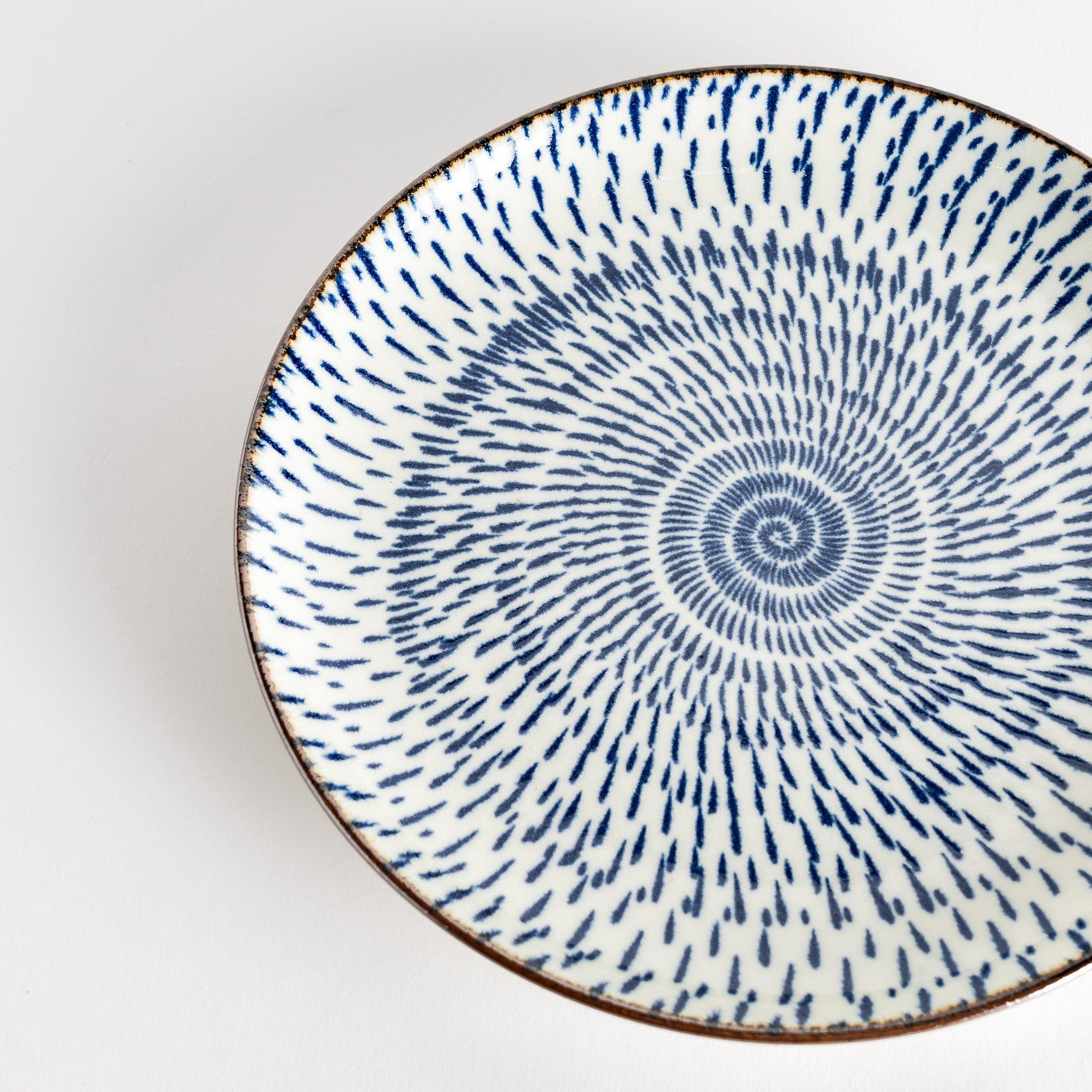 Rustic Spiral Dinner Plate - Image 5