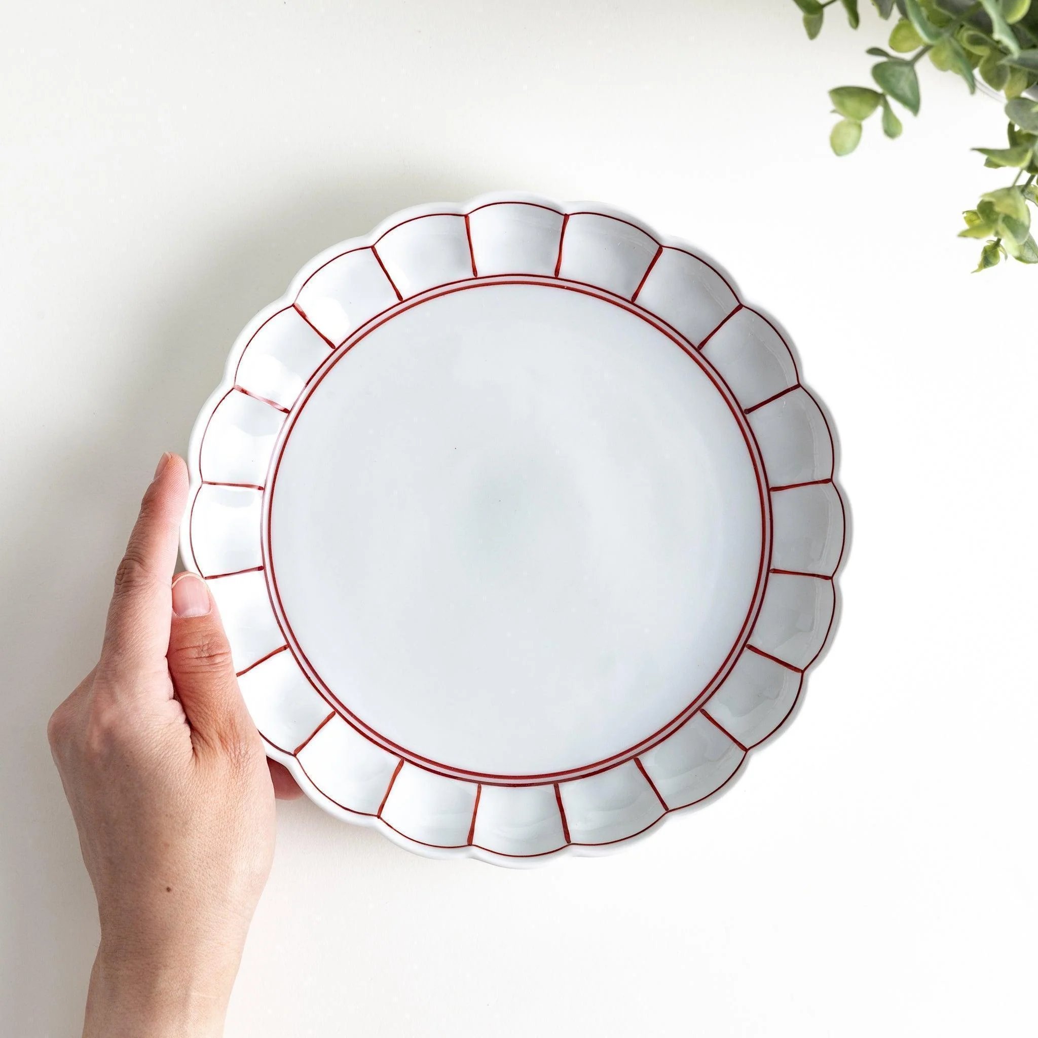 Scalloped Edge Salad Plate - Image 9