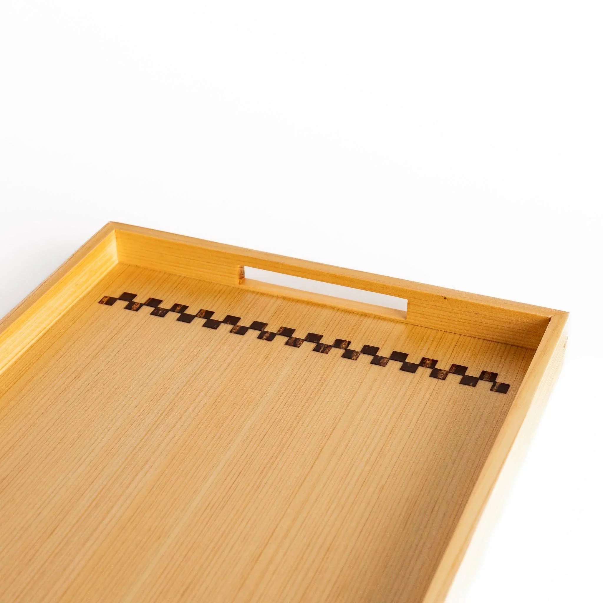Small Hinoki and Sakura Bark Serving Tray - Image 5