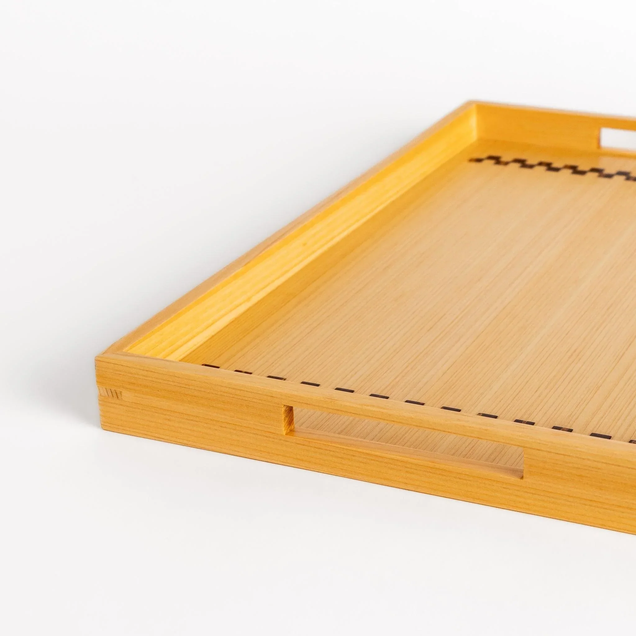 Small Hinoki and Sakura Bark Serving Tray - Image 7