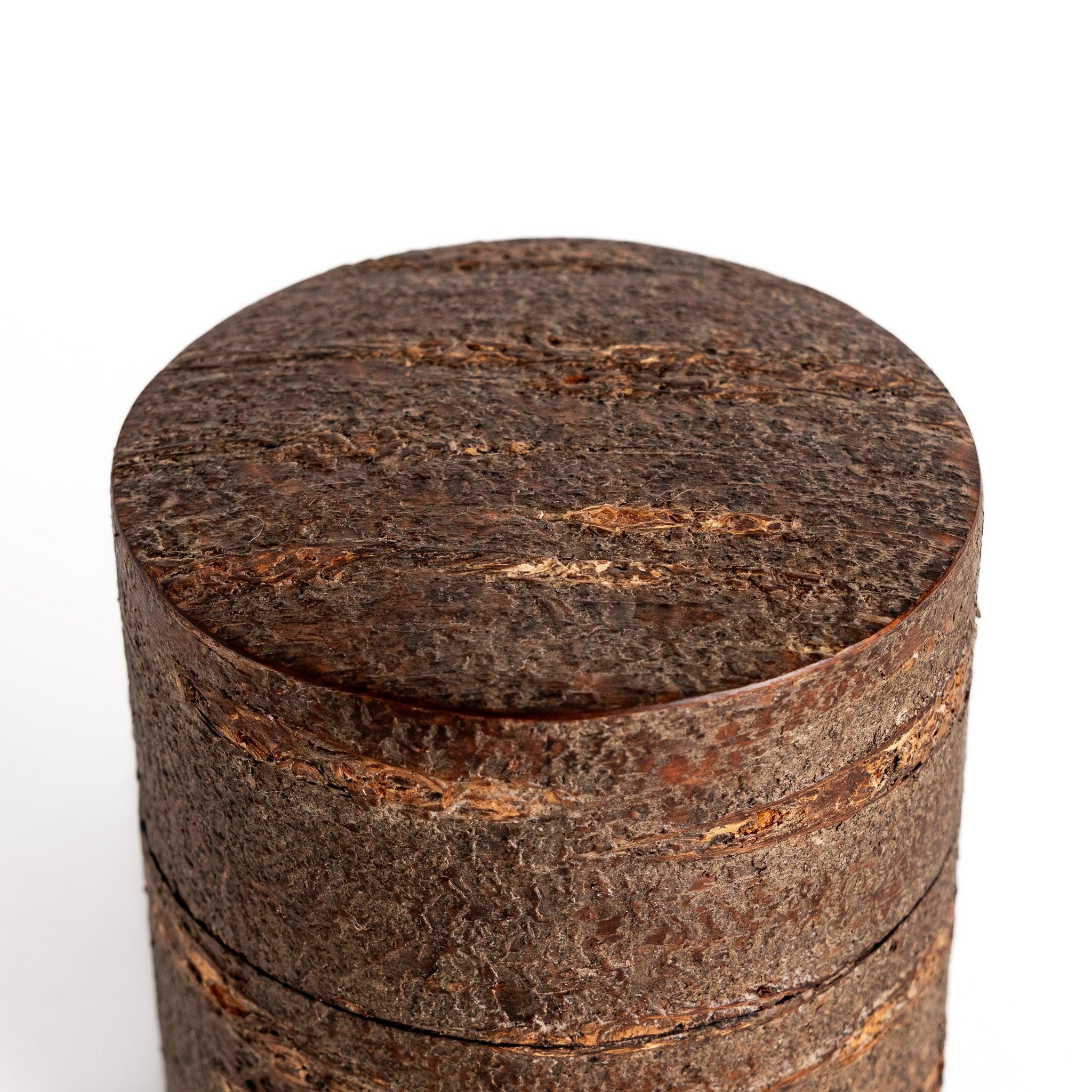 Small Rustic Cherry Bark Tea Caddy - Image 5