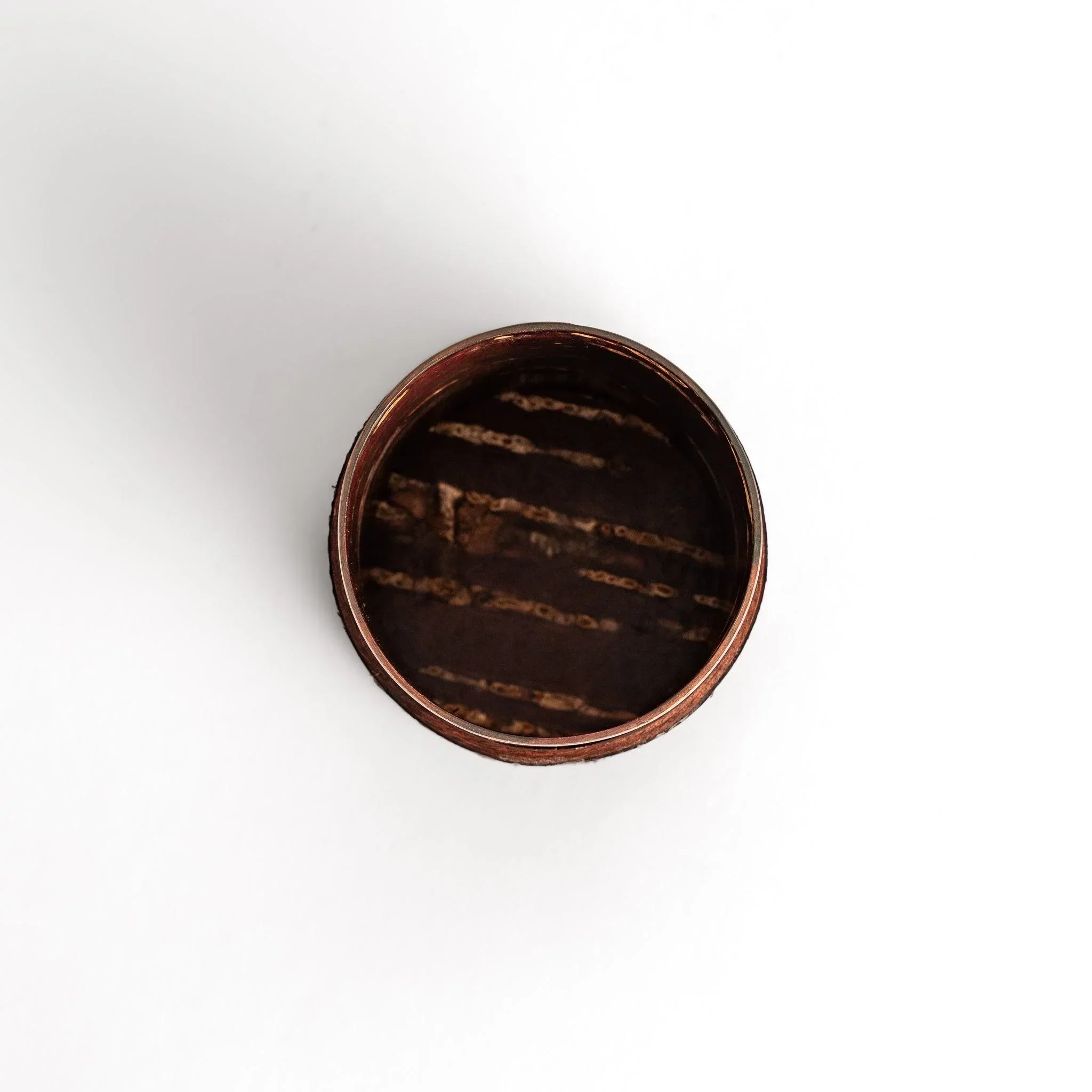 Small Rustic Cherry Bark Tea Caddy - Image 6