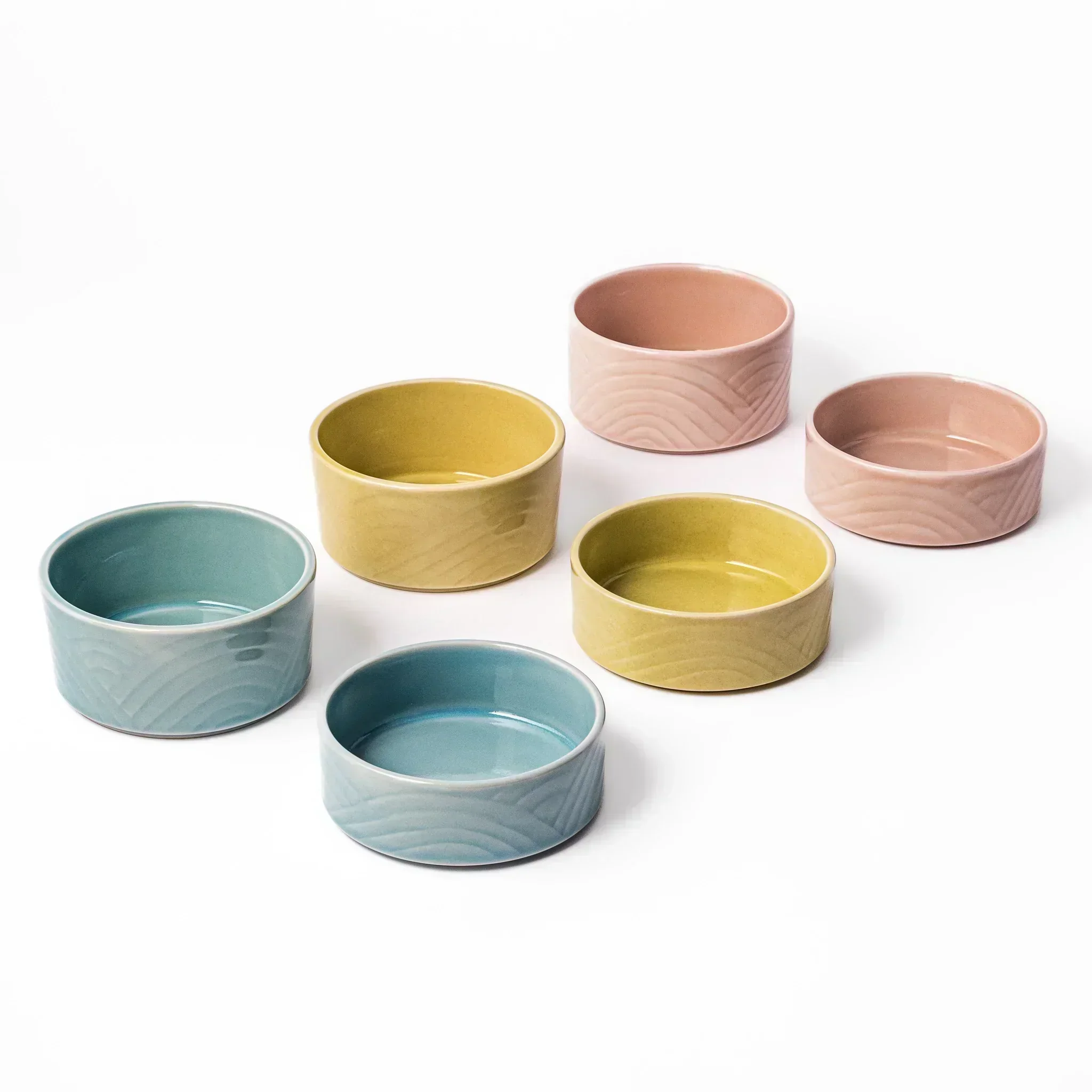Stackable Japanese Wave Porcelain Bowls - Image 26