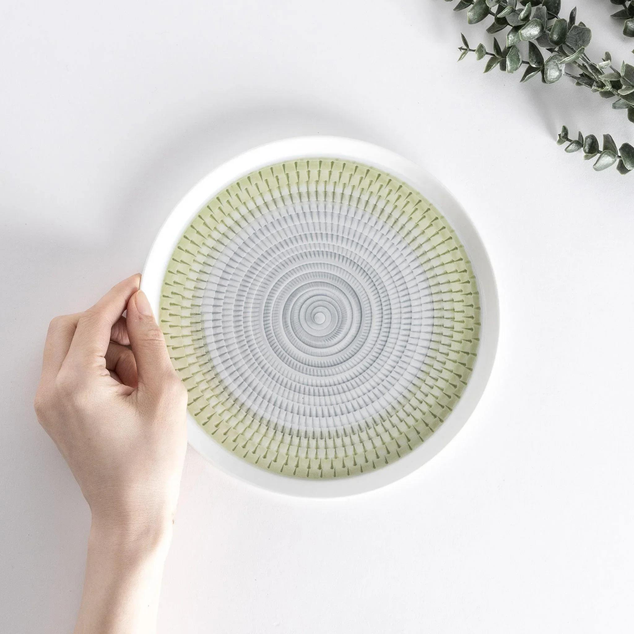 Ethereal Stripe Salad Plate - Image 14
