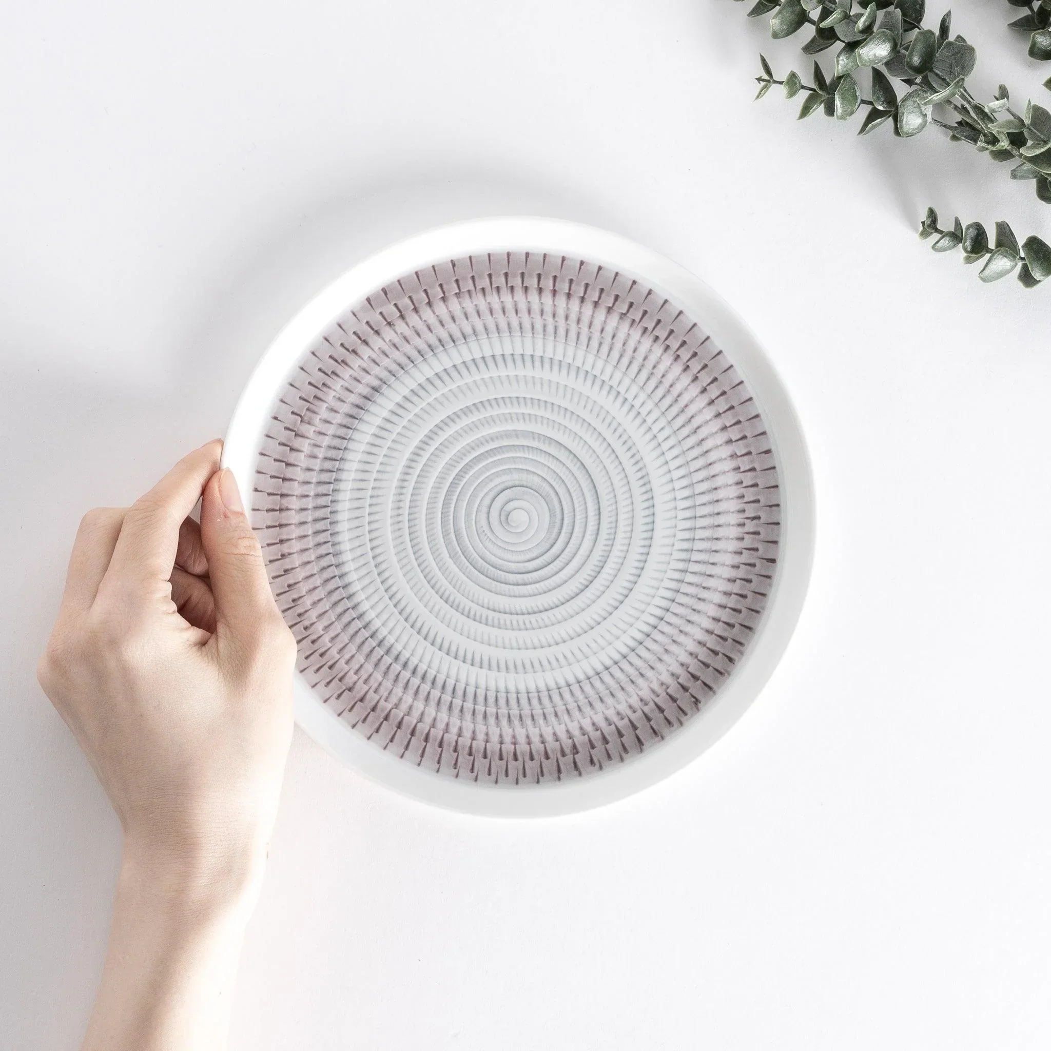 Ethereal Stripe Salad Plate - Image 20