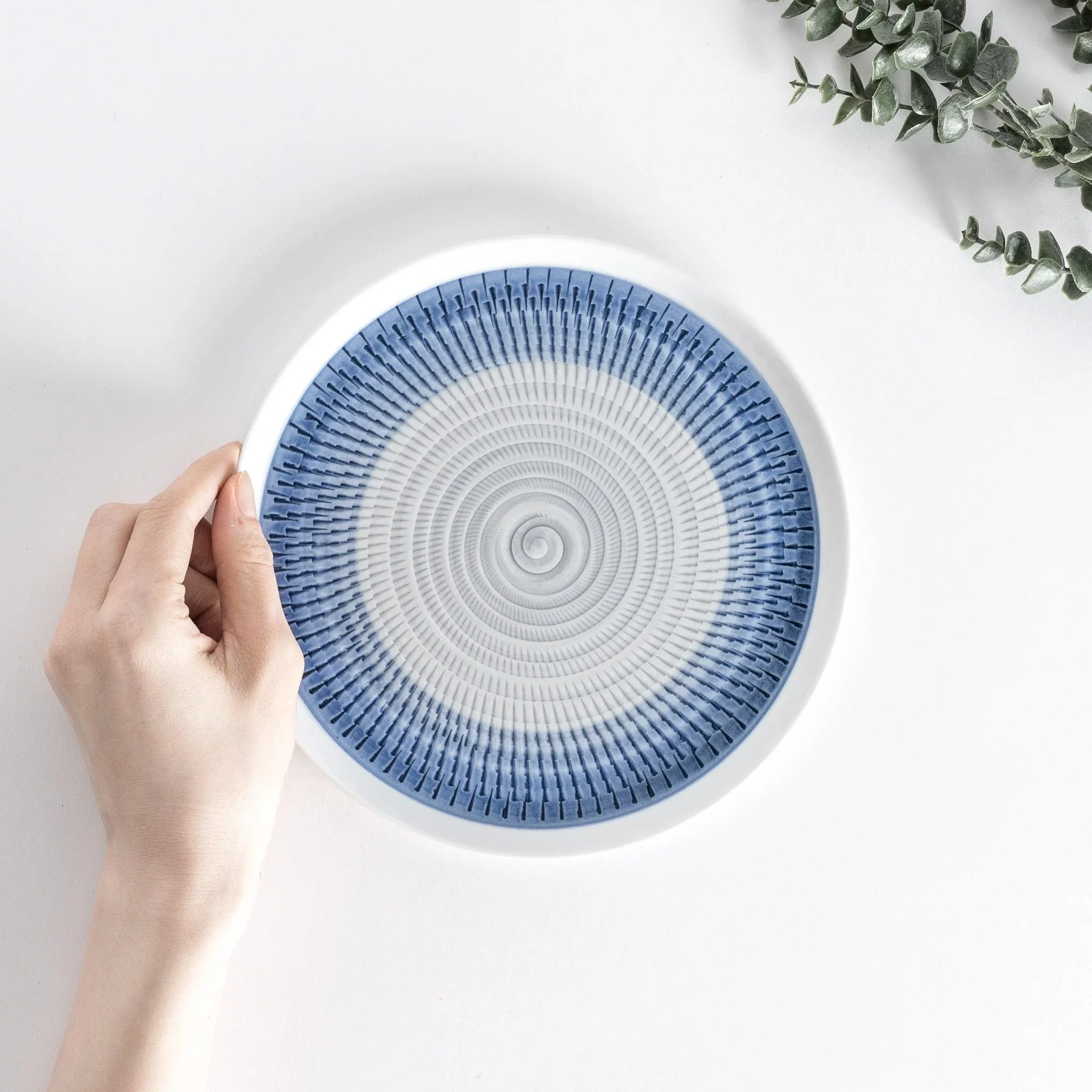 Ethereal Stripe Salad Plate - Image 8