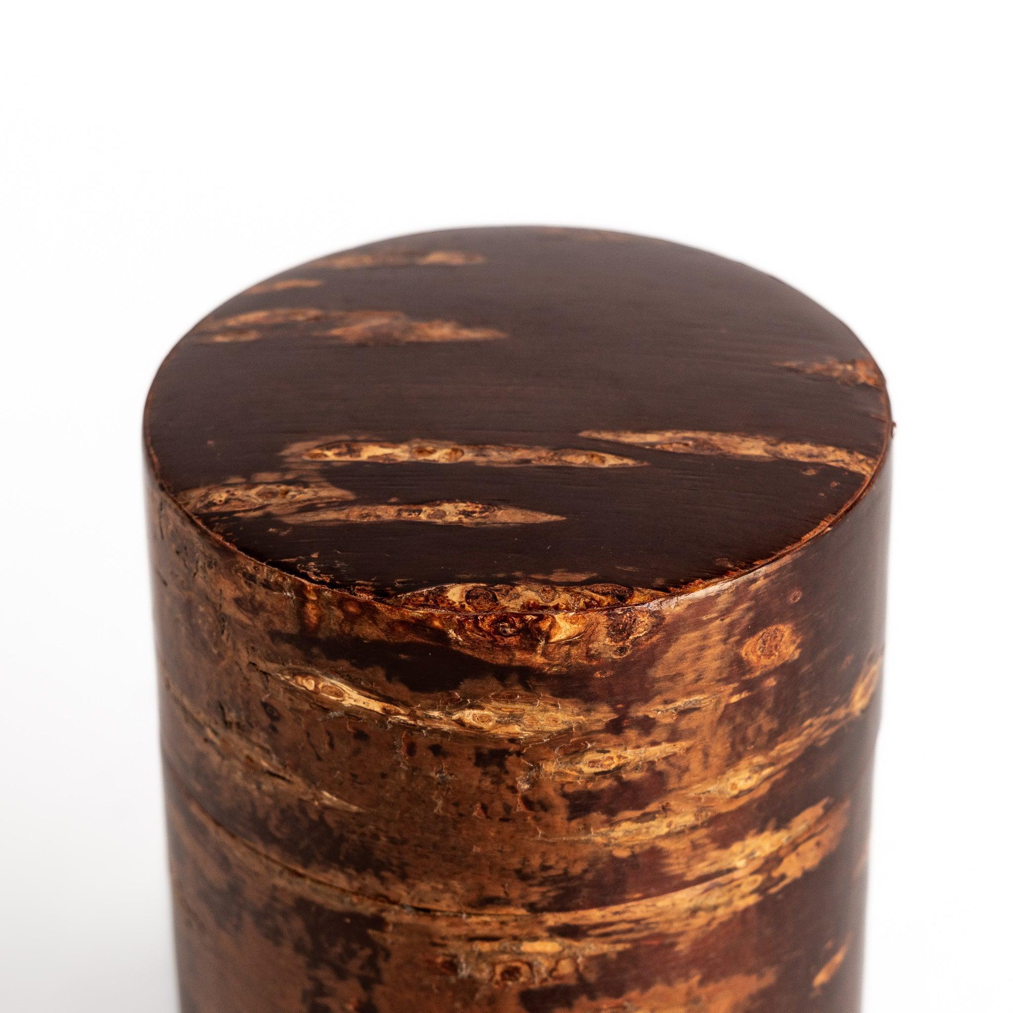 Tall Cherry Bark Tea Caddy - Image 5