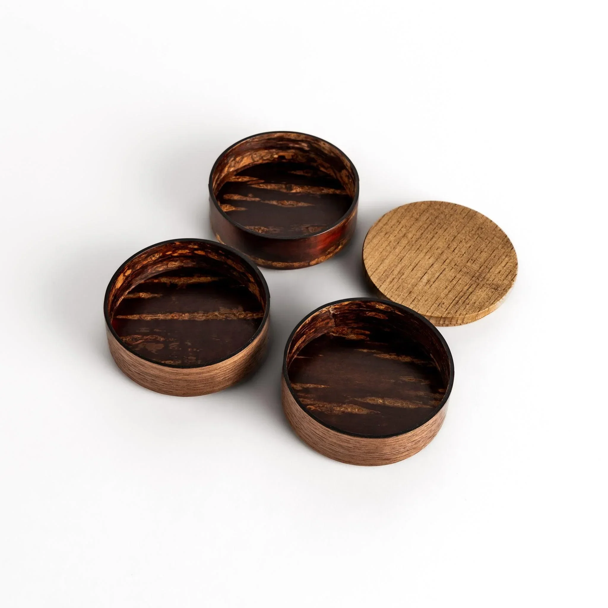 Walnut and Cherry Bark Jewelry Case - Image 3