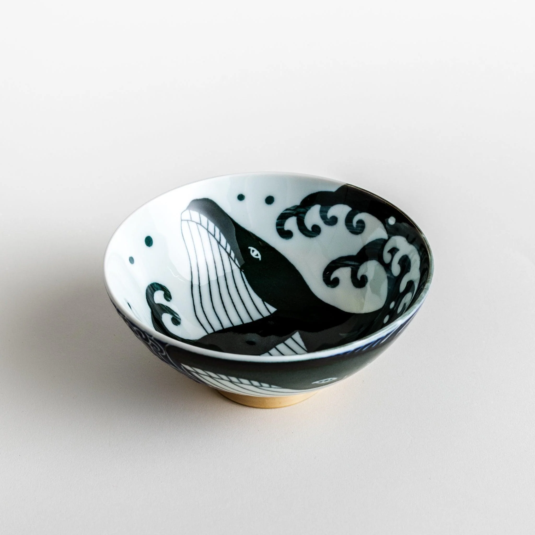 White Wave Whale Rice Bowl - Image 3